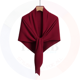 Pleated Chiffon Rhombus scarf