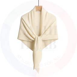 Pleated Chiffon Rhombus scarf