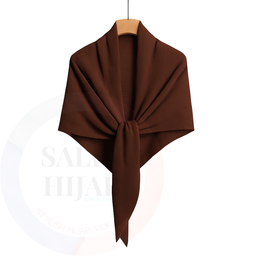 Pleated Chiffon Rhombus scarf
