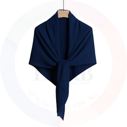 Pleated Chiffon Rhombus scarf