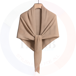 Pleated Chiffon Rhombus scarf