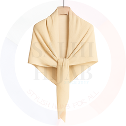 Pleated Chiffon Rhombus scarf
