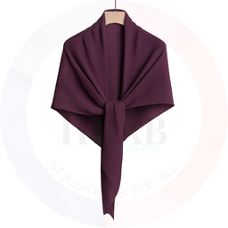 Pleated Chiffon Rhombus scarf