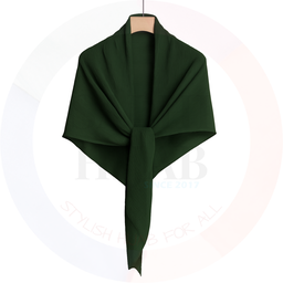 Pleated Chiffon Rhombus scarf