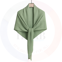 Pleated Chiffon Rhombus scarf