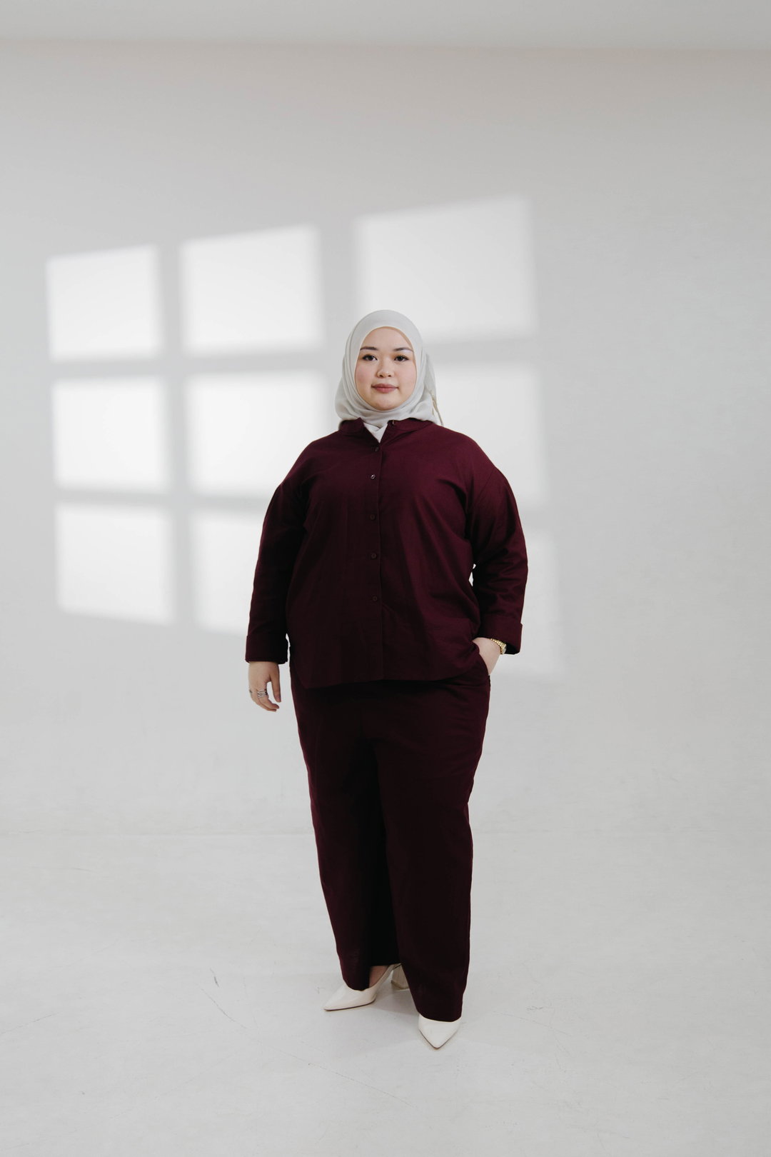 Arima Set in Burgundy
