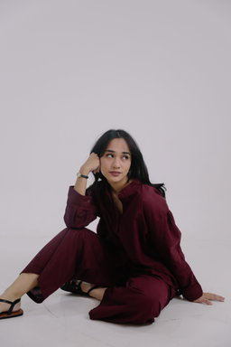 Arima Set in Burgundy