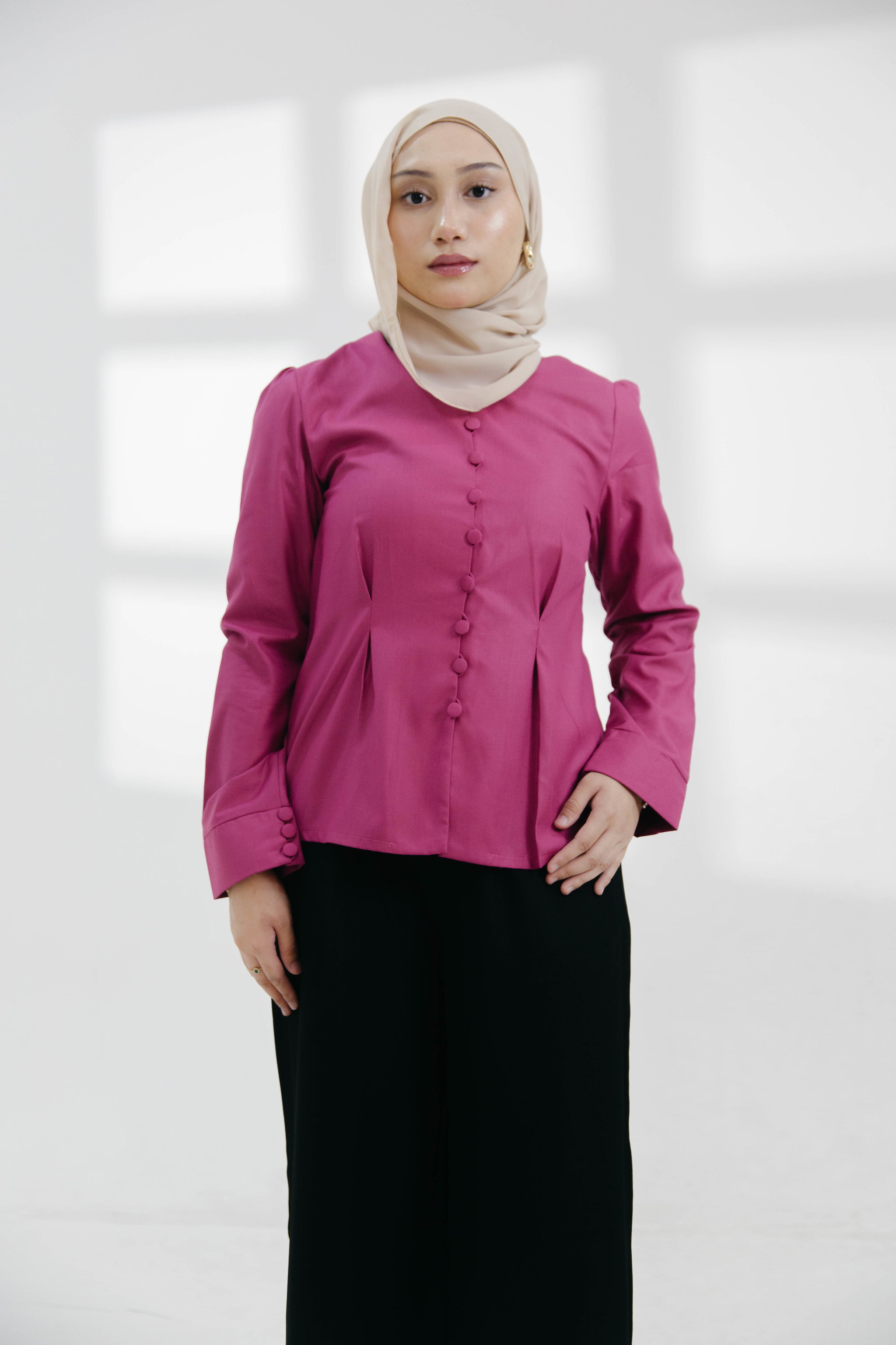 Aurelia Top in Magenta_1