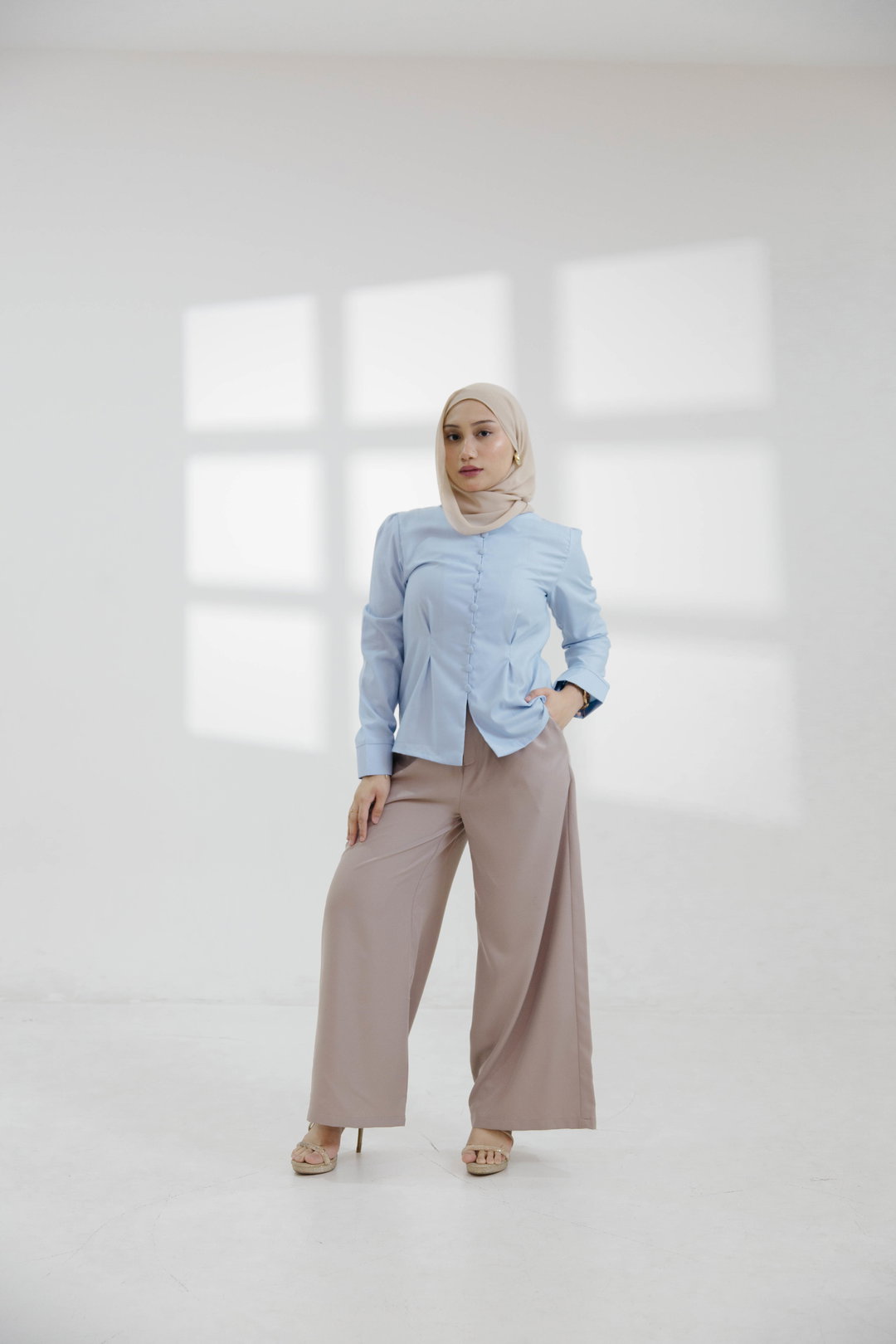 Aurelia Top in Baby Blue