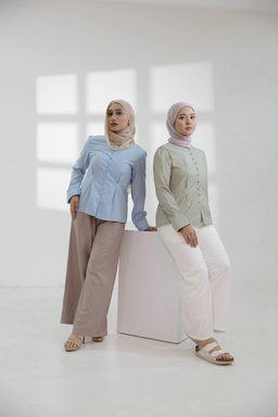 Aurelia Top in Baby Blue