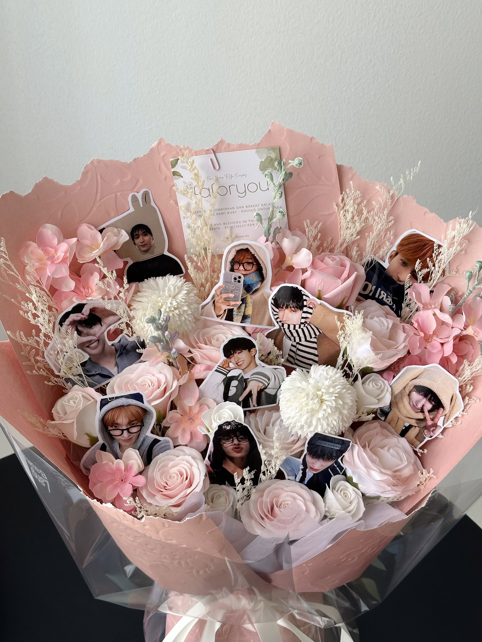 ( pre-order)  10pcs Photo Soap Flower Bouquet _1