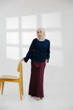 Ayla Top in Navy