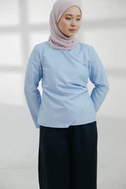 Ayla Top in Baby Blue
