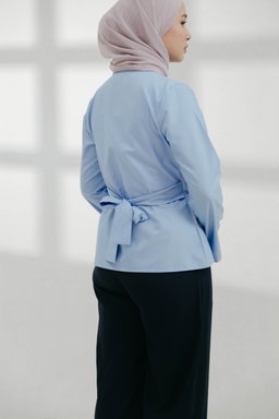Ayla Top in Baby Blue
