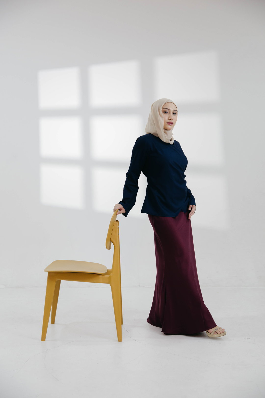 Adara Skirt in Maroon