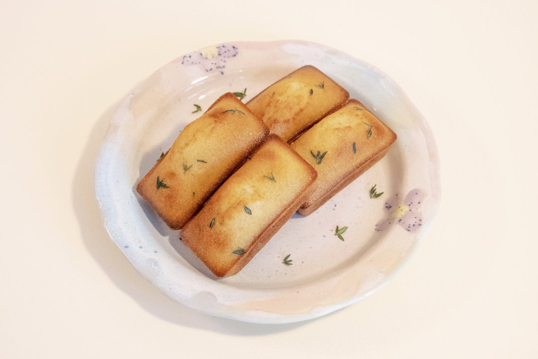 Thyme and Olive Oil Financiers