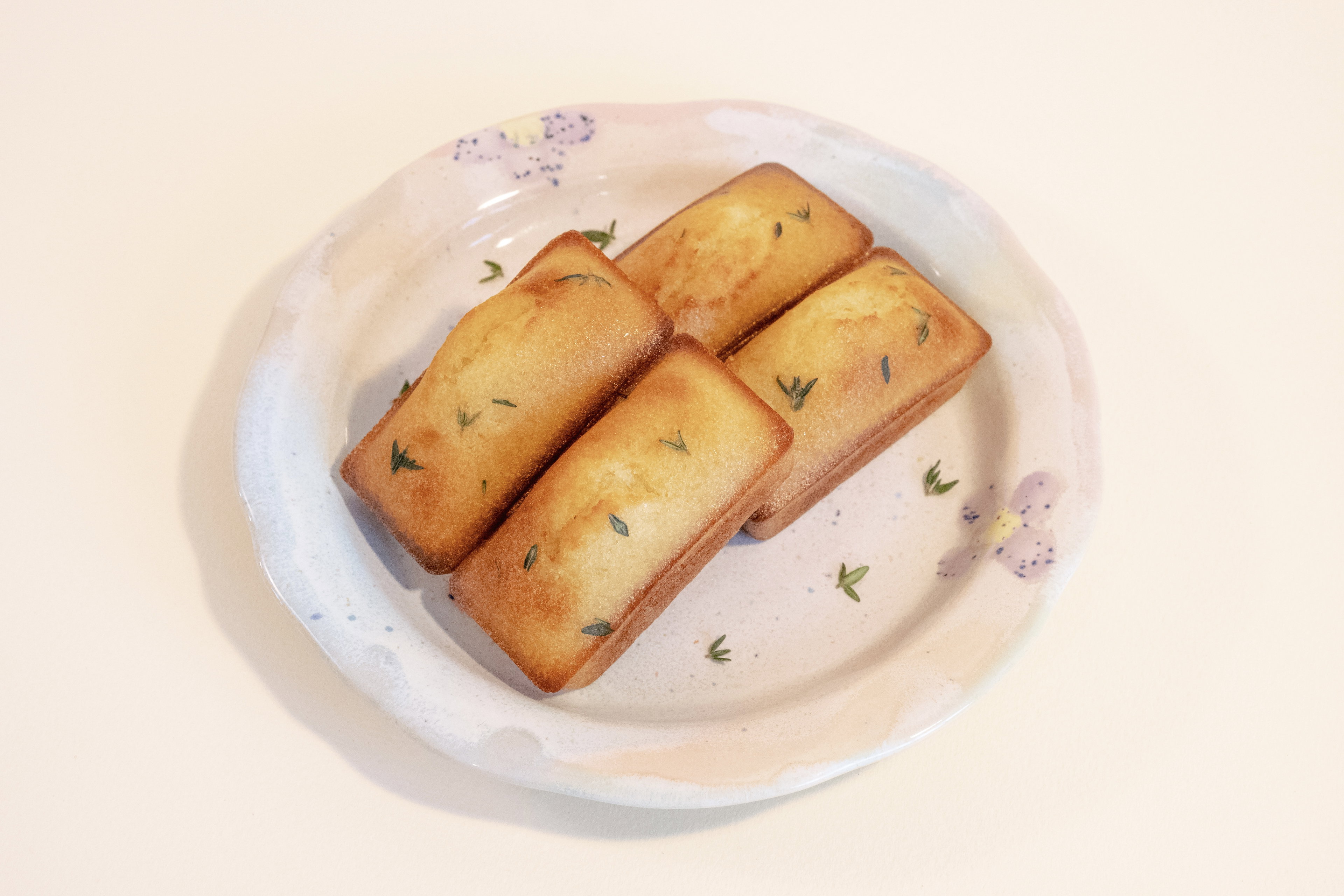 Thyme and Olive Oil Financiers