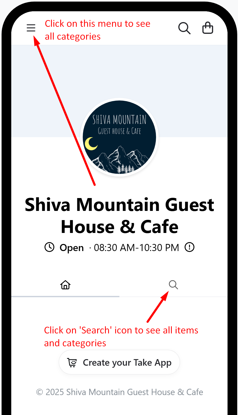 How to use the digital menu_0