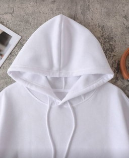 Plain Solid Color Drawstring hoodie