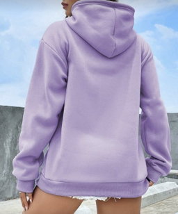 Plain Solid Color Drawstring hoodie
