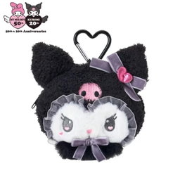 Sanrio Characters Kuromi 20th Anniversary Plush Pouch Keyholder