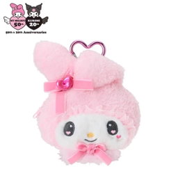 Sanrio Characters My Melody 50th Anniversary Plush Pouch Keyholder