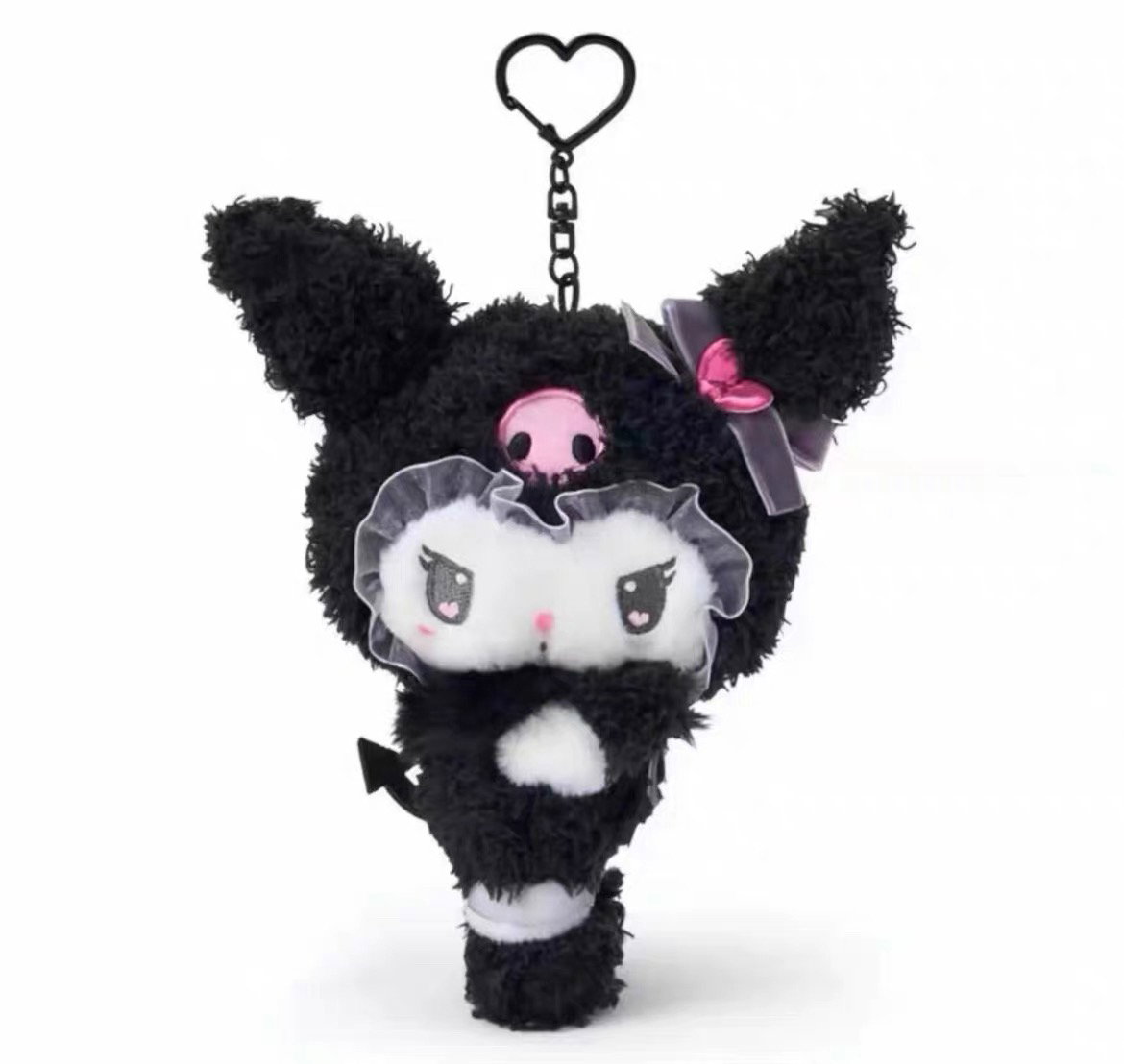 Sanrio Characters Kuromi 20th Anniversary Plush Keychain_0