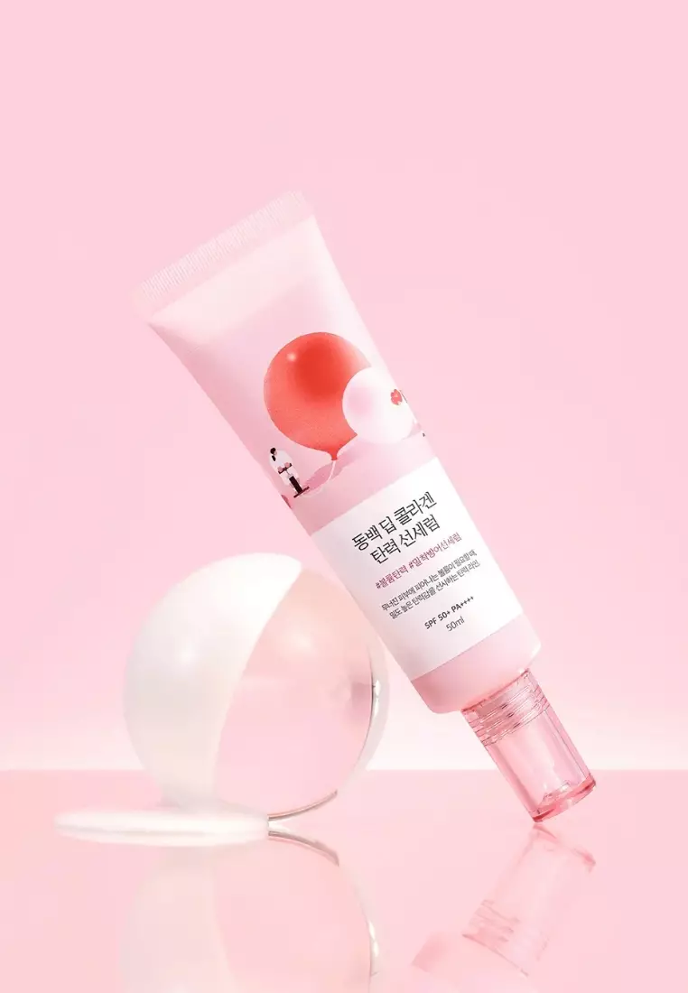 ROUND LAB Camellia Deep Collagen Firming Sun Serum_1