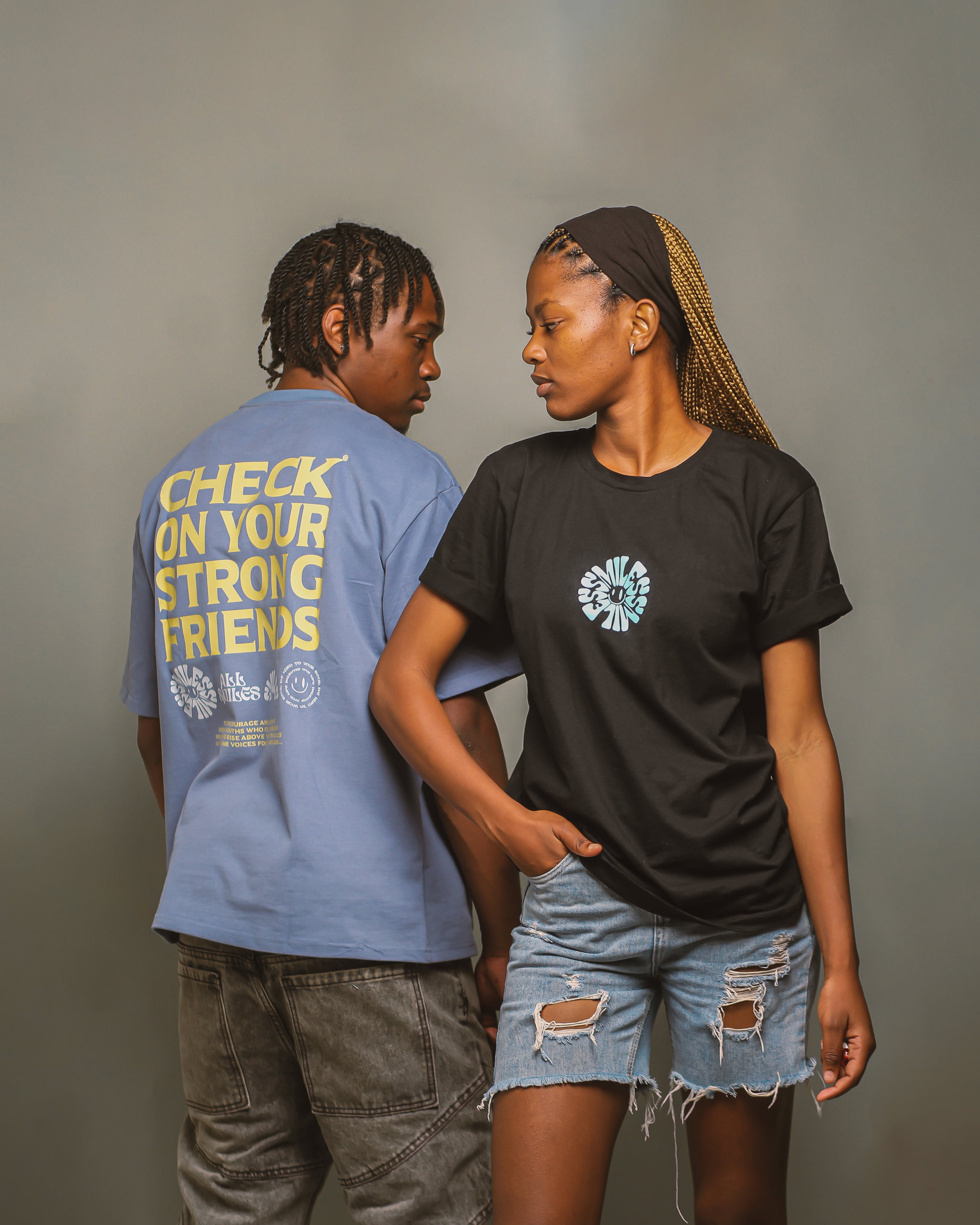 "Check On Your Strong Friends" Tees_1