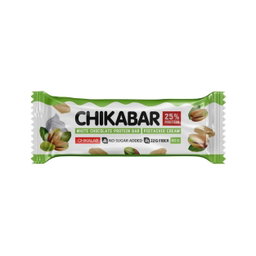 CL Chocolate covered Protein Bar with filling Pistachio Cream
