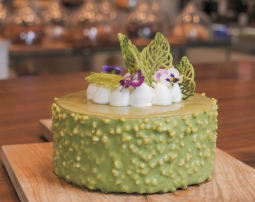 Slow Baked Matcha Cheesecake_0