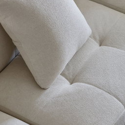 Sorrento Modular Sofa 3 Seater With Ottoman – Beige Flannel