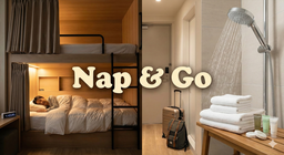Transit & Layover | 4-hr Sleep + Shower (Check-in Anytime, Hourly Friendly)