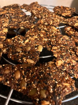 Baked Seed Crackers