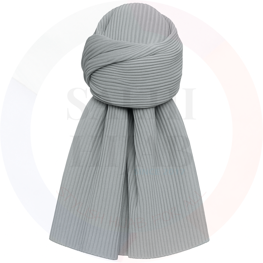 Pleated Chiffon Shawl_28