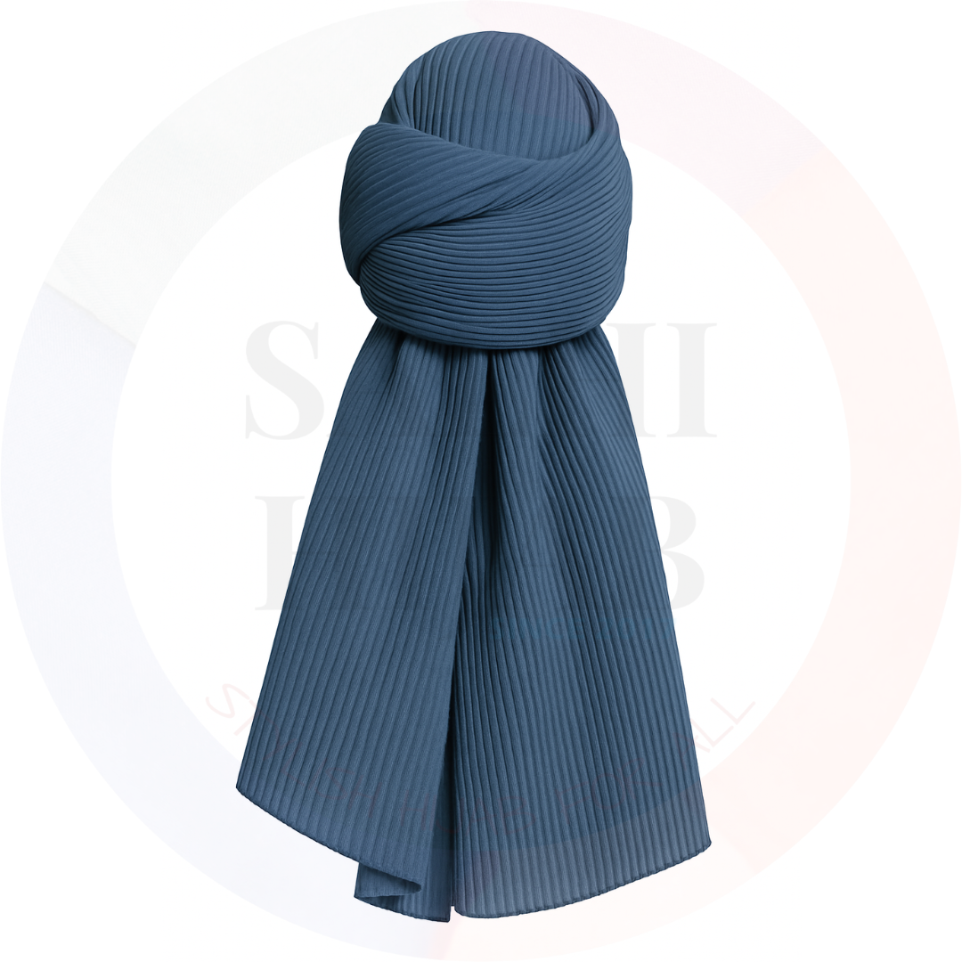 Pleated Chiffon Shawl_32