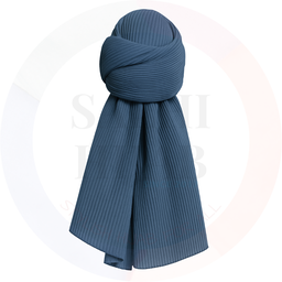 Pleated Chiffon Shawl