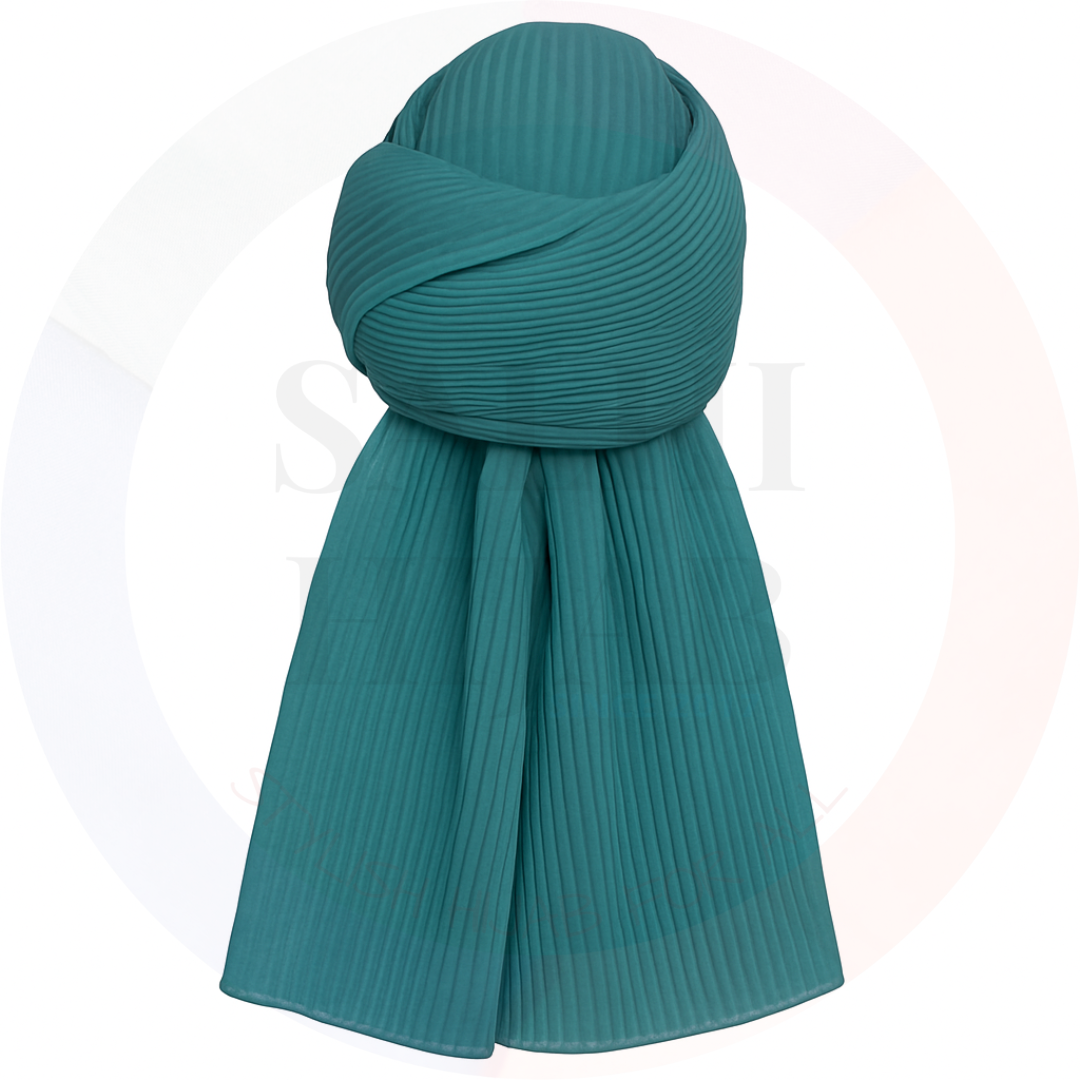Pleated Chiffon Shawl_34