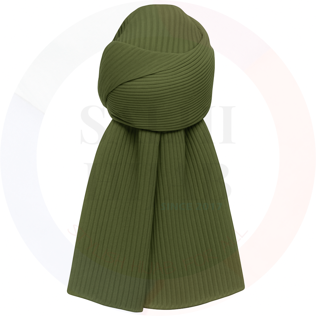 Pleated Chiffon Shawl_35