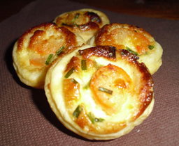 Mini quiches - À la Crevette (x10)