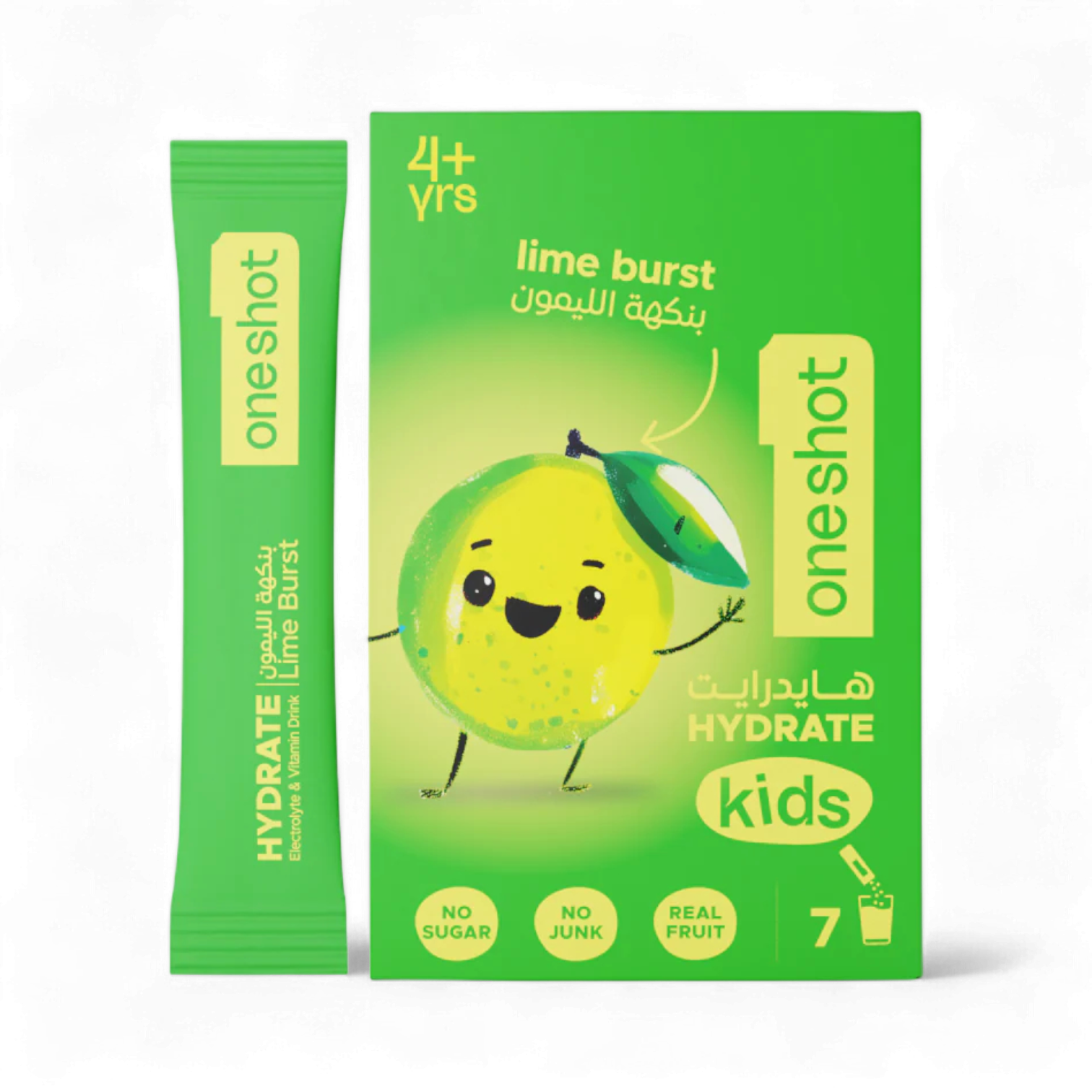 One Shot Hydrate Kids Lime 31g_0