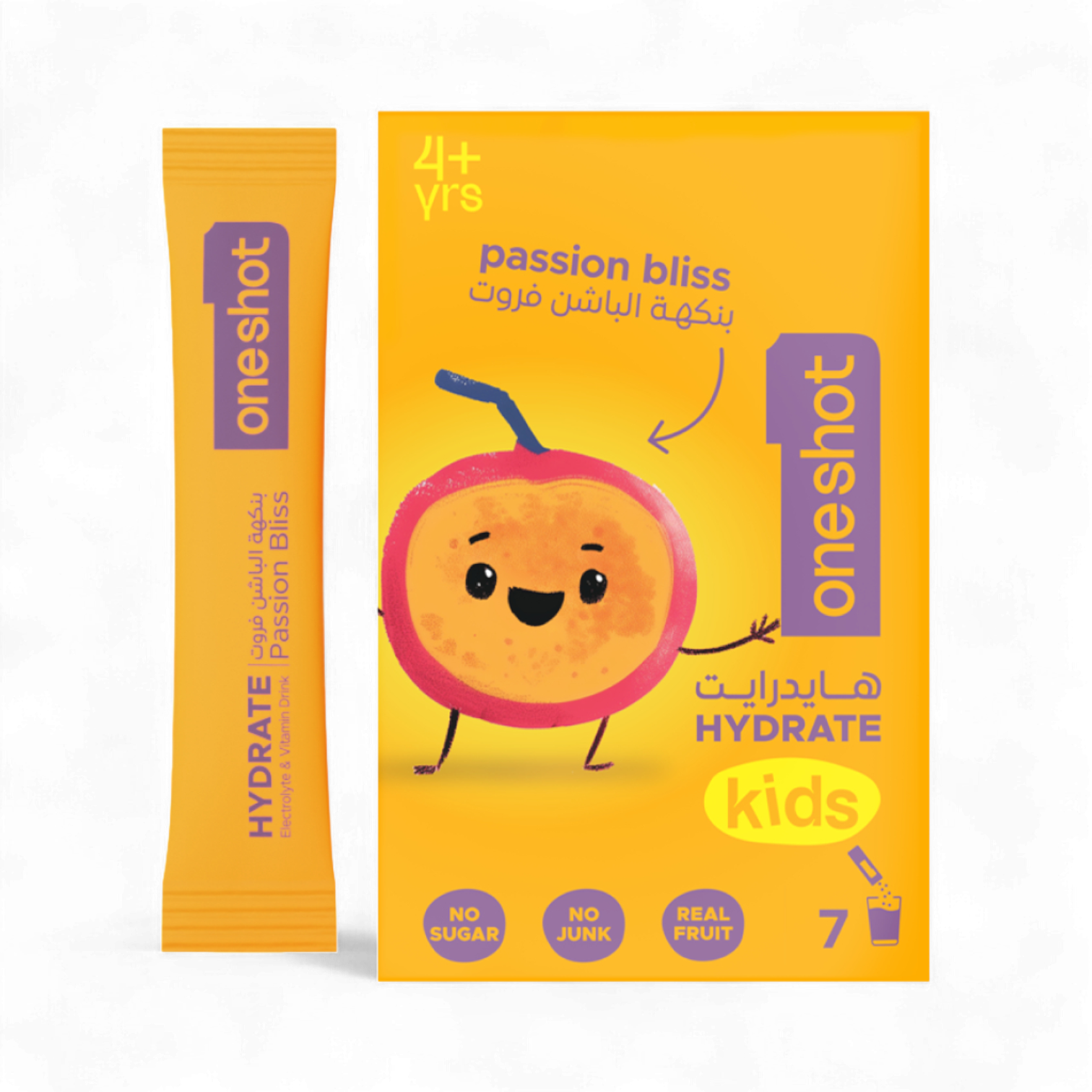 One Shot Hydrate Kids Passion Fruit 31g_0