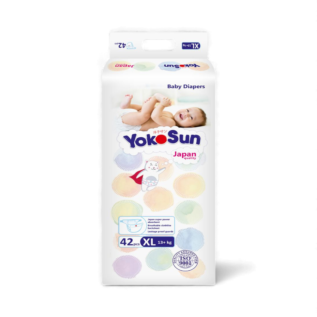 YokoSun Baby Diapers, size 5 / XL (13+ kg) 42unit