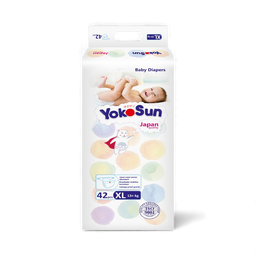 YokoSun Baby Diapers, size 5 / XL (13+ kg) 42unit