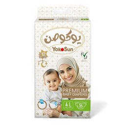 YokoSun Baby Diapers, size 4 / L (9-13 kg) 54unit