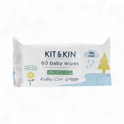 Kit & Kin Biodegradable Baby Wipes 60unit