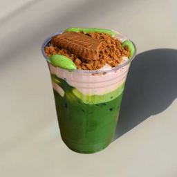 Cookie Butter Cloud Matcha Latte