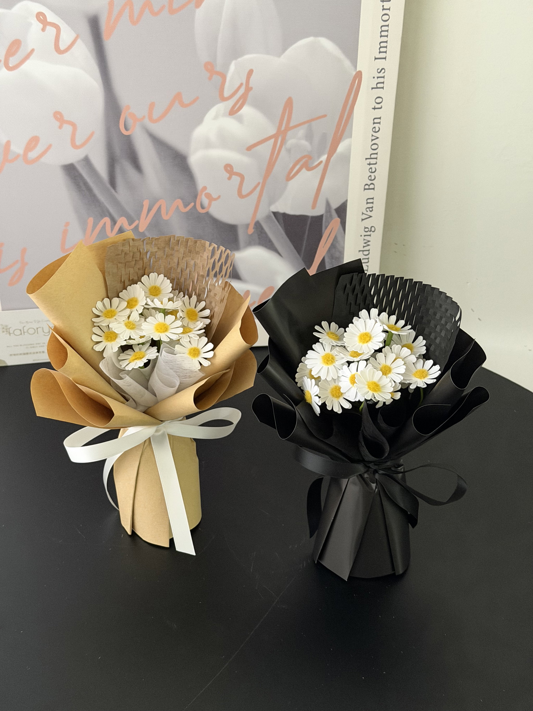 (U001) Daisy Soap Rose Bouquet   _0