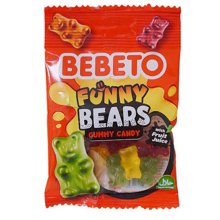 Bebeto funny bears gummy 80g_0