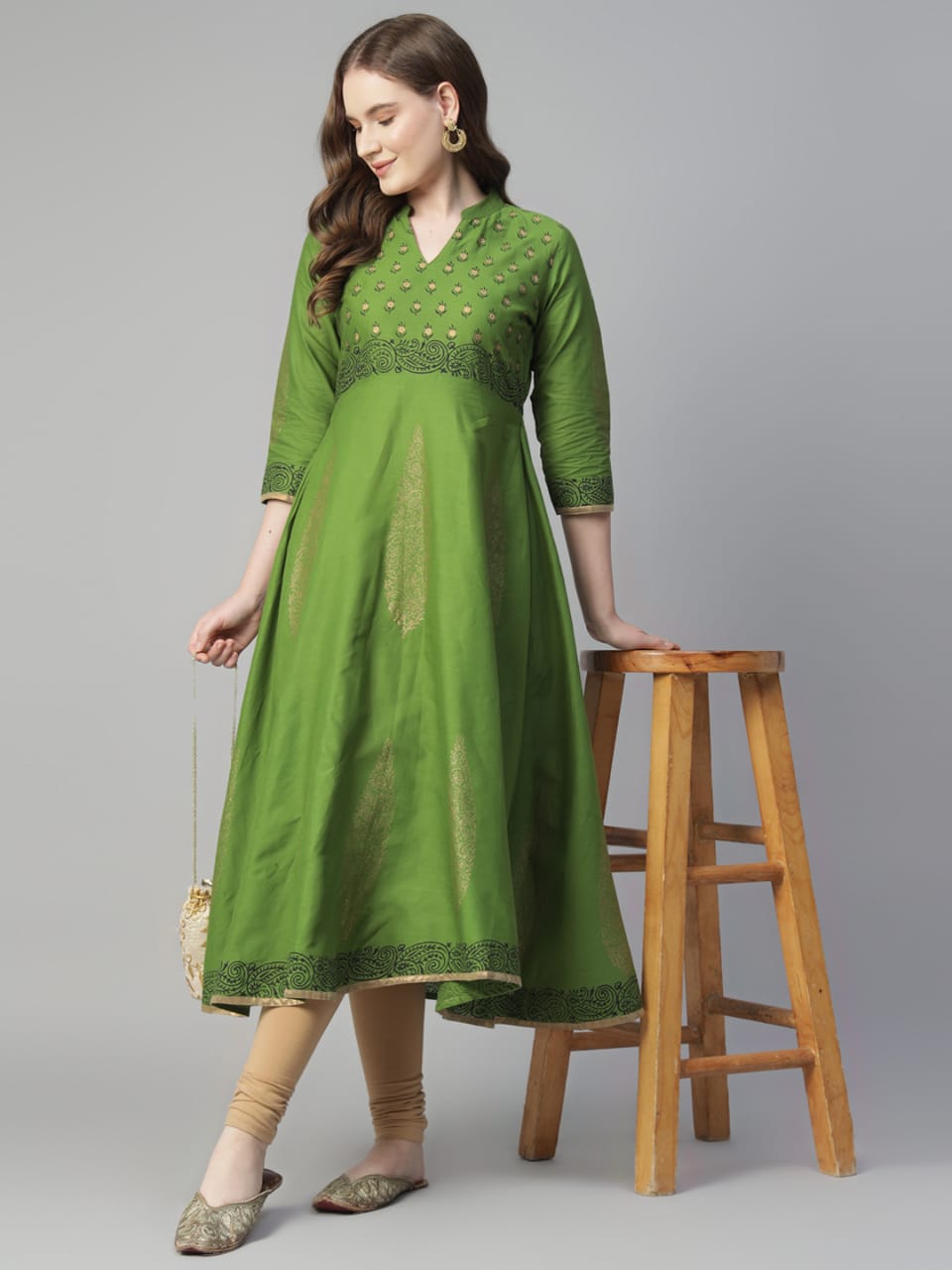 KAMS COTTON ANARKALI_0